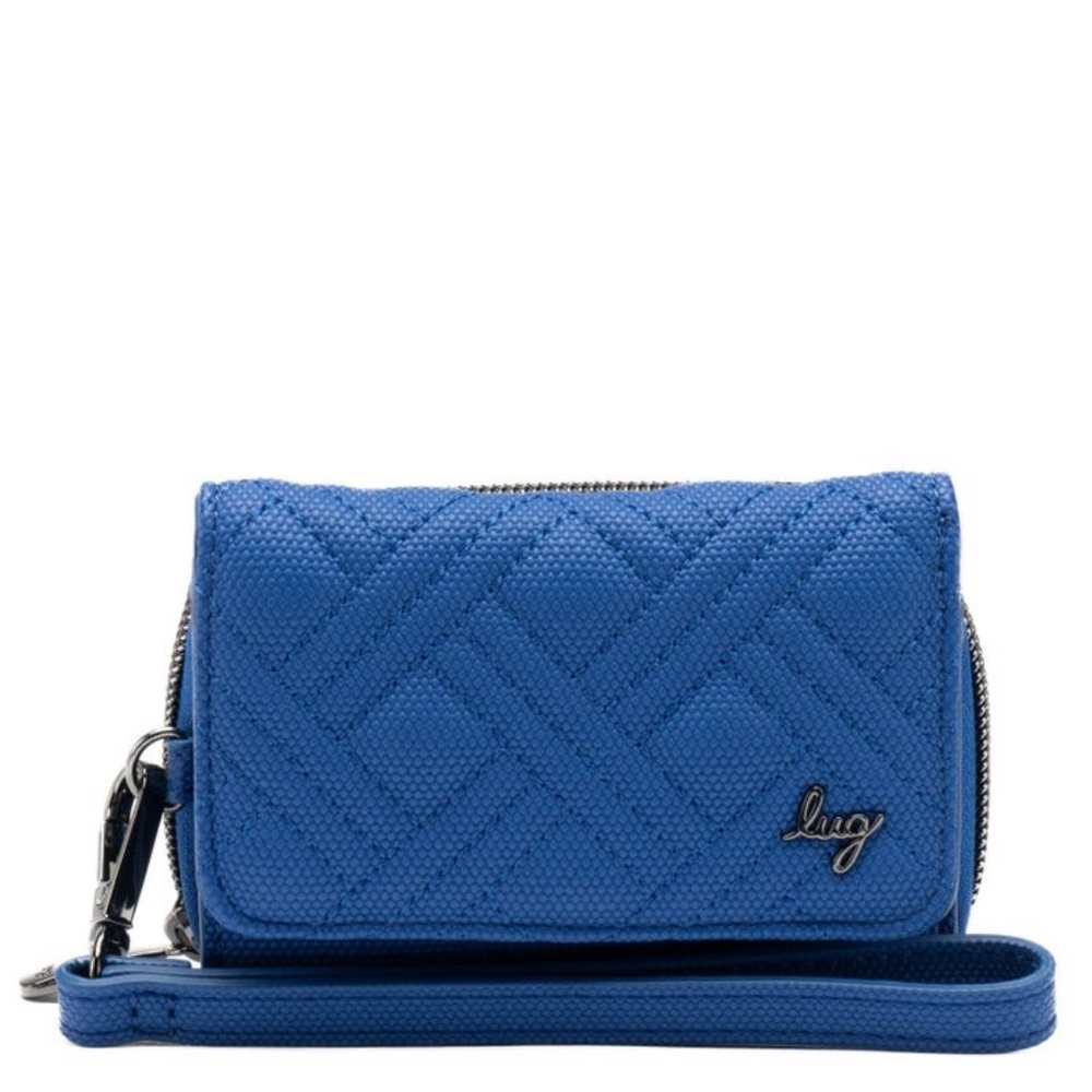 Lug Pedicab Matte Luxe VL RFID Wallet in Sapphire Blue